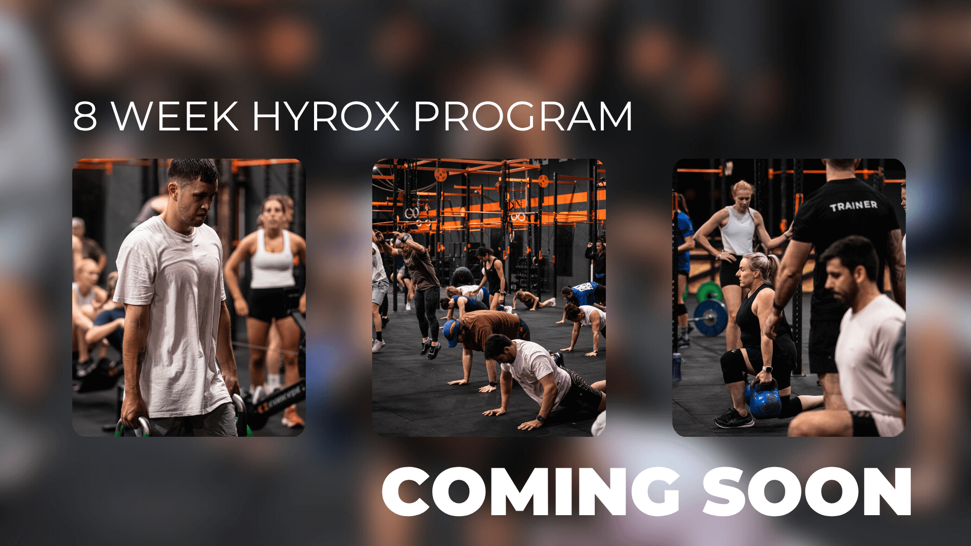 HYROX Banner Train with Purpose This Winter — HYROX Style 1
