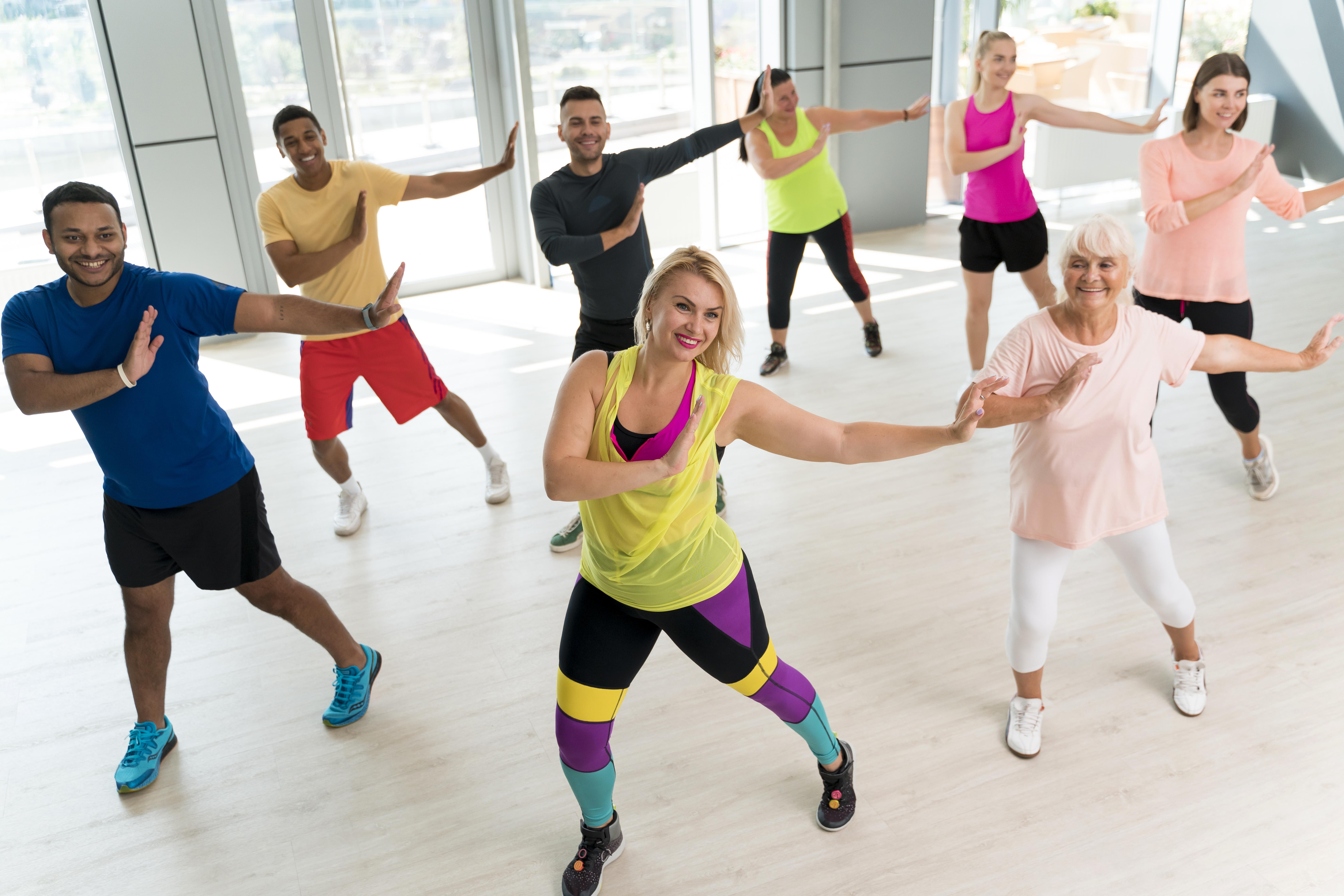 people taking part zumba class Zumba 11