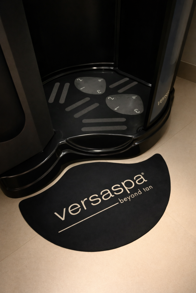 VersaSpa spray tanning booth floor mat and foot position guide